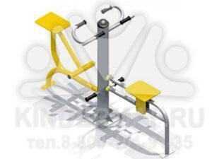 Тренажер  "Велосипед и Подъем корпуса" - 4034 (для мышц ног, рук и пресса)
